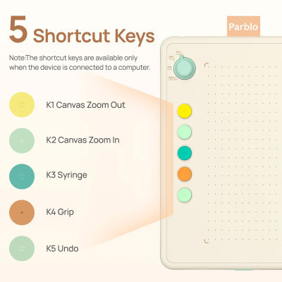 Графический планшет Parblo Ninos Q Mobile (NINOSQ) Винница - изображение 4