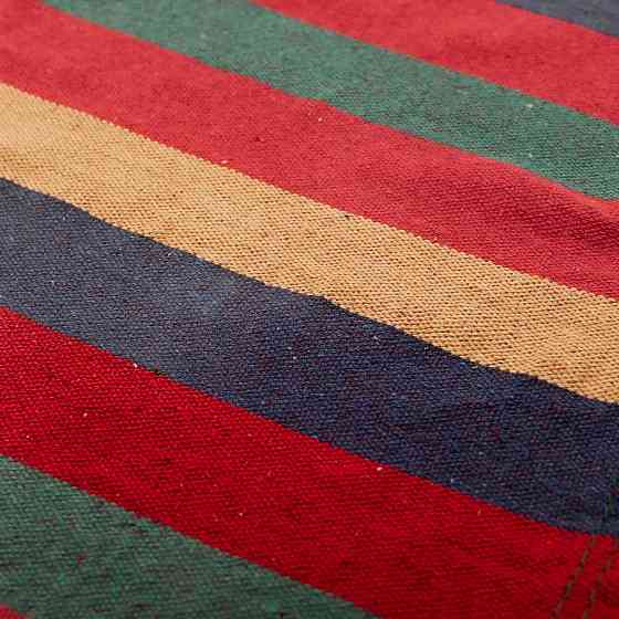 Туристический тканевый гамак с планкой, 174х80 см, красный Киев