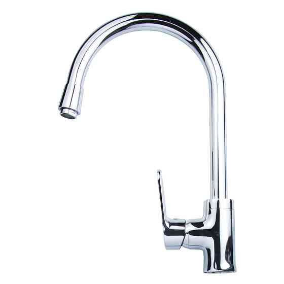 Смеситель MARMORE Ø35 для кухни J-излив на гайке CORSO DB-4B138C (9623100) Киев