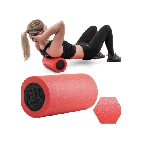 Масажний ролик 30*15 см Hop-Sport A030 червоний із чорним Київ
