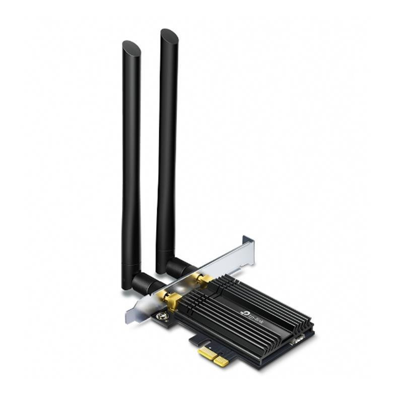 Бездротовий адаптер PCIe TP-Link ARCHER TX50E (AX3000, Wi-Fi 6, Bluetooth 5.0, WPA3, 2 зовнішні антени) ( 15441 ) Харьков - изображение 1