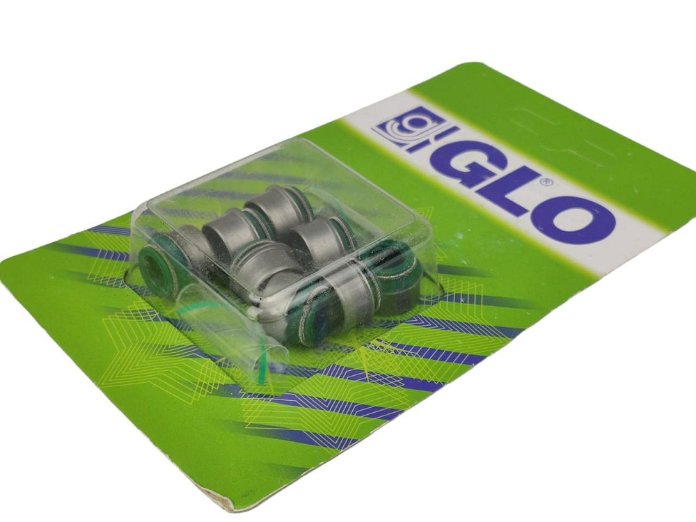 Сальник 2101-2115 (8 кл) 2121-21214, 2123, 1102, Сенс, 3302, 31519 (406) (к-кт 8 шт) GLO клапанів Мукачево - фото 1