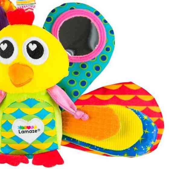 Мягкая игрушка-подвеска Lamaze Павлин с пищалкой (L27013) Киев
