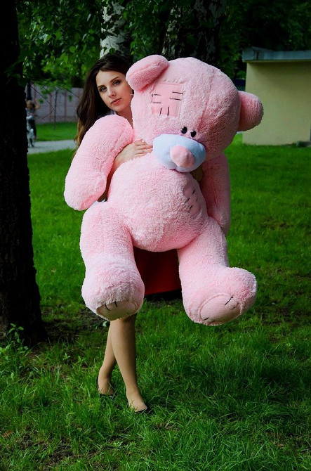 Мягкая игрушка Подарок плюшевый мишка, Плюшевый медведь Потап 150 см Розовый Тернополь - изображение 3