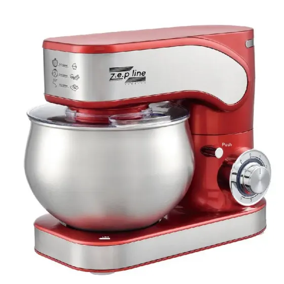 Кухонный тестомес миксер 4в1 3500 Вт на 6 литров Zepline из нержавеющей стали ZP-136 Коломыя