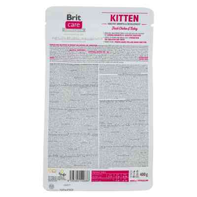 Сухой корм для кошек Brit Care Cat GF Kitten HGrowth and Development 400 г (8595602540686) Винница