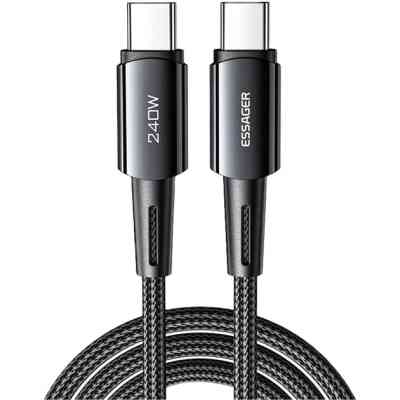 Дата кабель USB-C to USB-C 1.0m 240W Essager (EXCTT3-CG0G-P) Вінниця