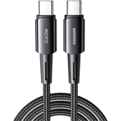 Дата кабель USB-C to USB-C 1.0m 240W Essager (EXCTT3-CG0G-P) Вінниця - фото 5