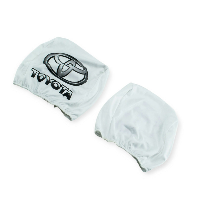 Чохли підголівники білі (2 шт) toyota на Мукачево - фото 1