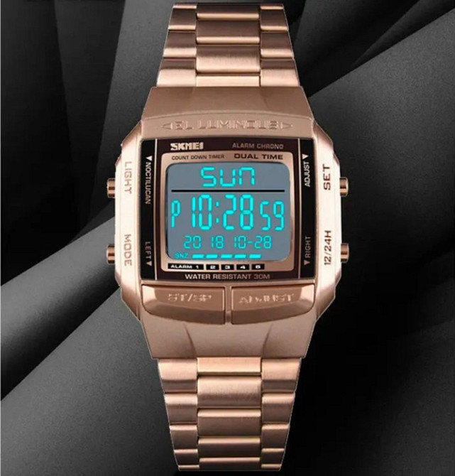 Спортивний годинник Skmei Illuminator Рожевий Київ - фото 7