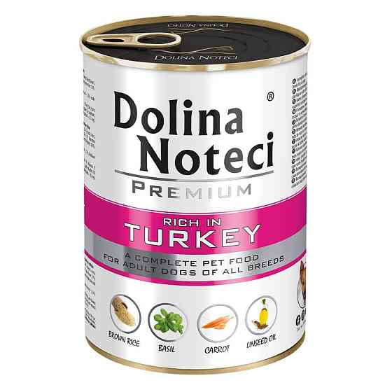 Dolina Noteci Premium (Долина Нотечі Преміум) консерви вологий корм для собак з індичкою (банка) Запоріжжя