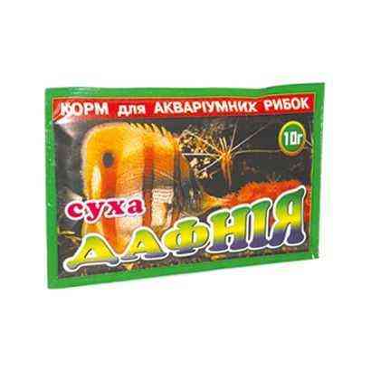 Корм для риб Дафнія універсальний корм для акваріумних риб 10 г, Лори Винница