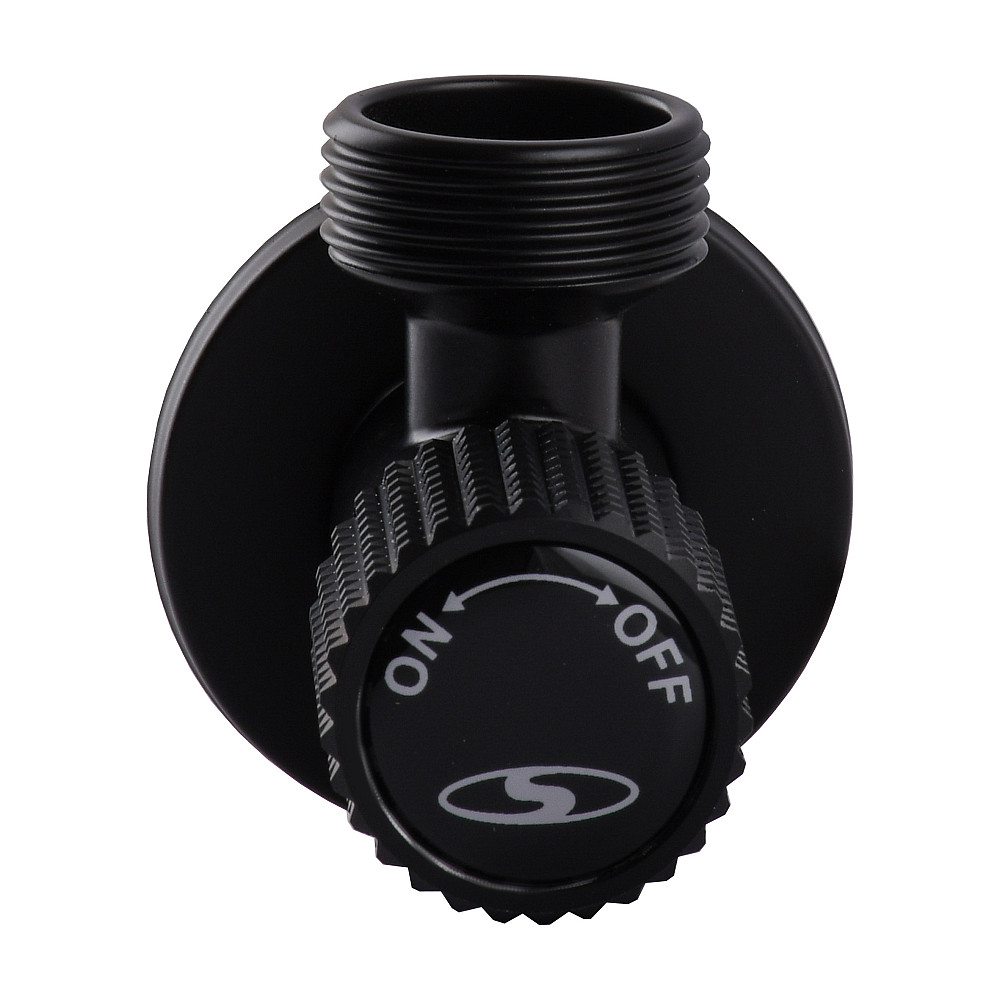Кран кутовий кераміка SOLOMON EXCLUSIVE 1/2″X3/4″ 989 BB (BLACK/BLACK) ( 1шт.) Тернопіль - фото 3