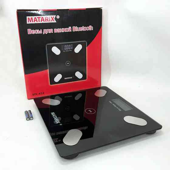 Весы для отслеживания здоровья MATARIX MX-454 App, Напольные весы с мобильным приложением JK-55 Львов