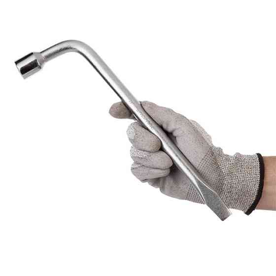 Ключ баллонный L-образный, 17×350 мм INTERTOOL XT-4217 Киев