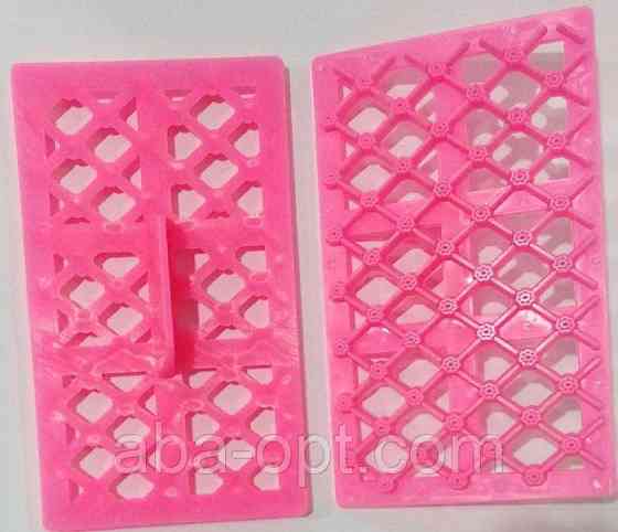 Трафарет-перчворк пластиковий для мастики Грань Троянди 13 х 7 см ( шт ) Одеса