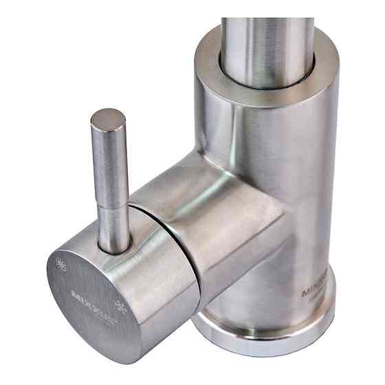 Кухонний змішувач з висувним прихованим душем Mixxus LUX-014 з нержавіючої сталі (MI6231) Харків