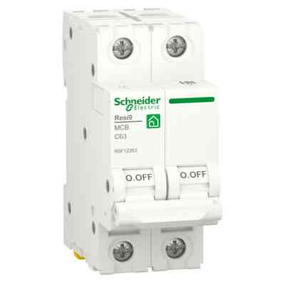 Автоматичний вимикач Schneider Electric RESI9 6kA 2P 63A С (R9F12263) Вінниця