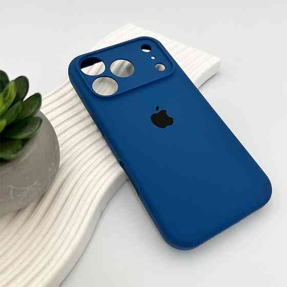 Чохол для смартфона Silicone Full Case AA Camera Protect for Apple iPhone 17 Pro 16 Pro,Blue Київ