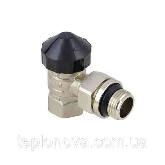 Комплект термостатических клапанов угловой Raftec KTU11 Black Черновцы