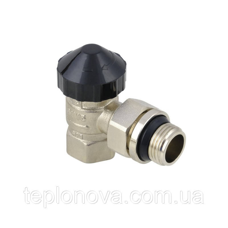 Комплект термостатичних клапанів кутовий Raftec KTU11 Black Чернівці - фото 2