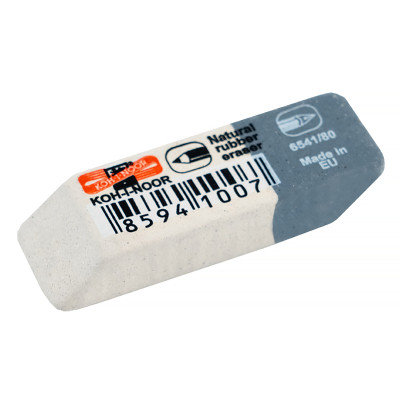 Ластик Koh-i-Noor комбинированная SunPearl (полибег 10 шт) (6541/80/10/P) Винница - изображение 1