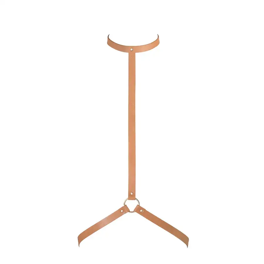 Портупея Bijoux Indiscrets MAZE - I Harness Brown, екошкіра, дуже стильна Львів - фото 1