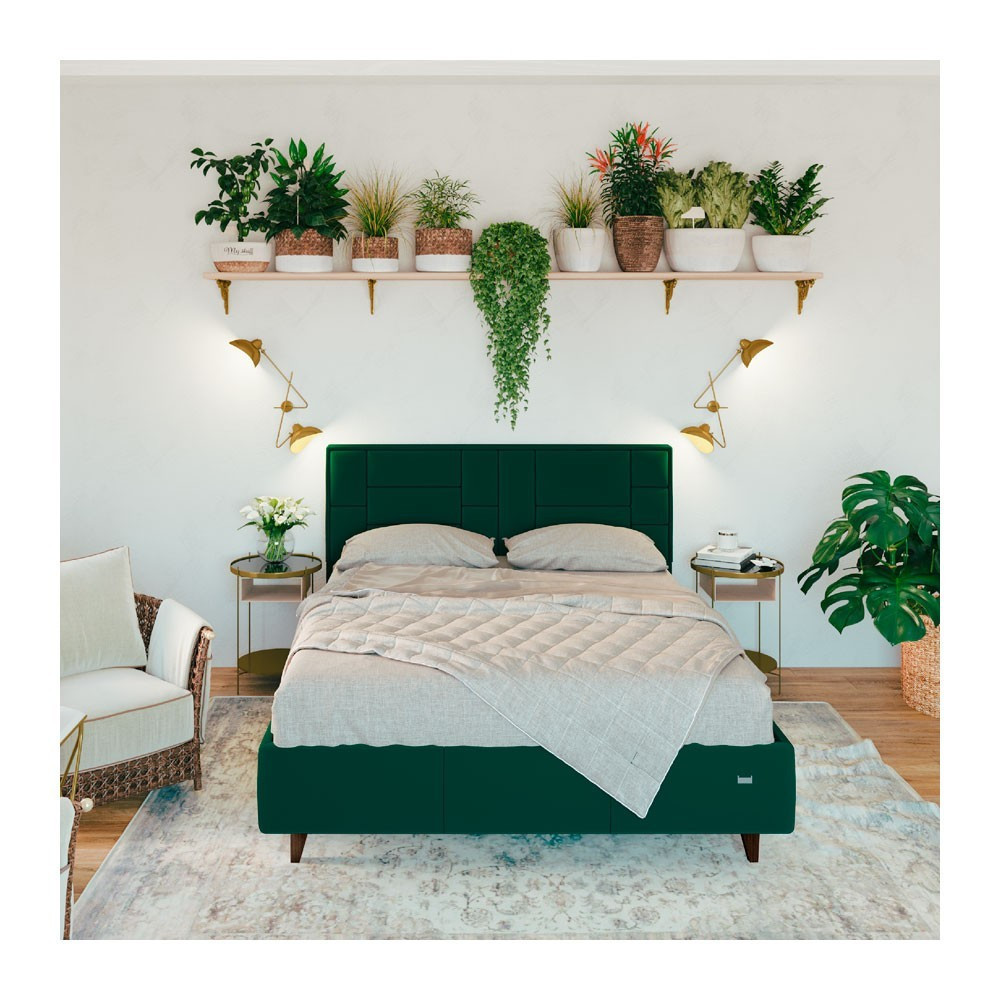 Кровать TaurusDesign Bagheera Standart 140x190 зеленый Киев - изображение 2