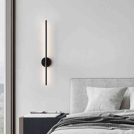 Настінний світильник лінійний, від мережі, 60 см / LED Світильник на стіну / Бра на стіну / Настінний бра Київ