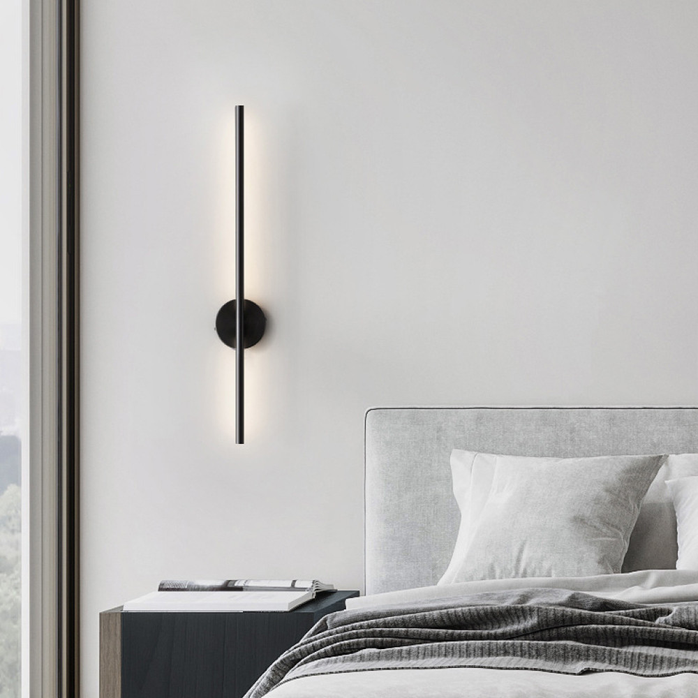 Настінний світильник лінійний, від мережі, 60 см / LED Світильник на стіну / Бра на стіну / Настінний бра Київ - фото 3