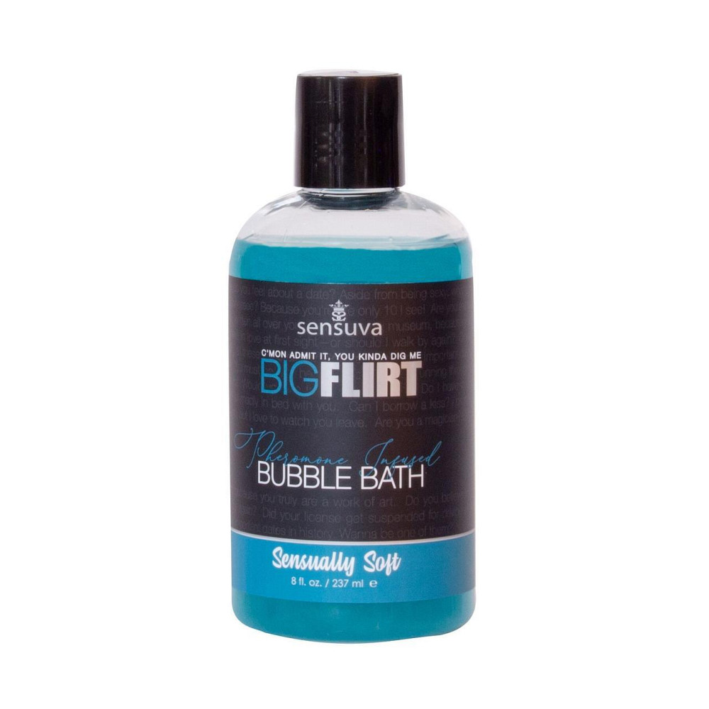 Піна для ванни Sensuva — Big Flirt Pheromone Bubble Bath — Sensually Soft (237 мл) Sex Aura Київ - фото 1