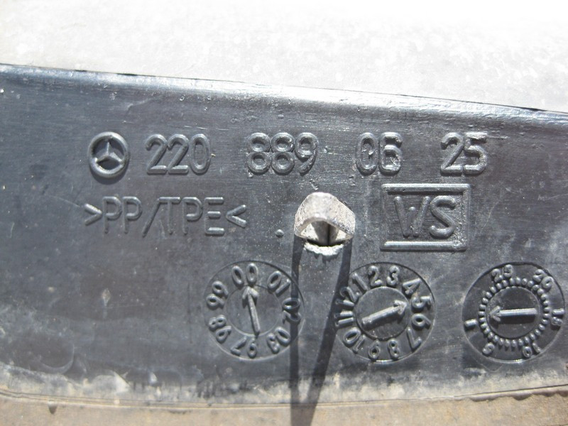 Mercedes-Benz  A2208890625 Пильовик переднього правого крила S-Class W220 Одеса - фото 3