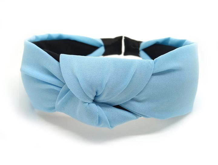Обруч чалма жіночий блакитний Київ - фото 1