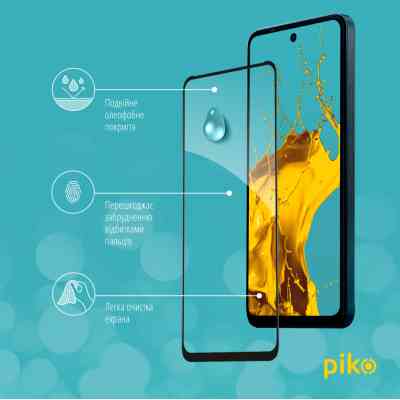Скло захисне Piko Full Glue Tecno Spark Go 2024 Black (1283126589133) Вінниця