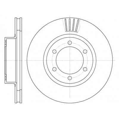 Тормозной диск REMSA 6706.10 Винница