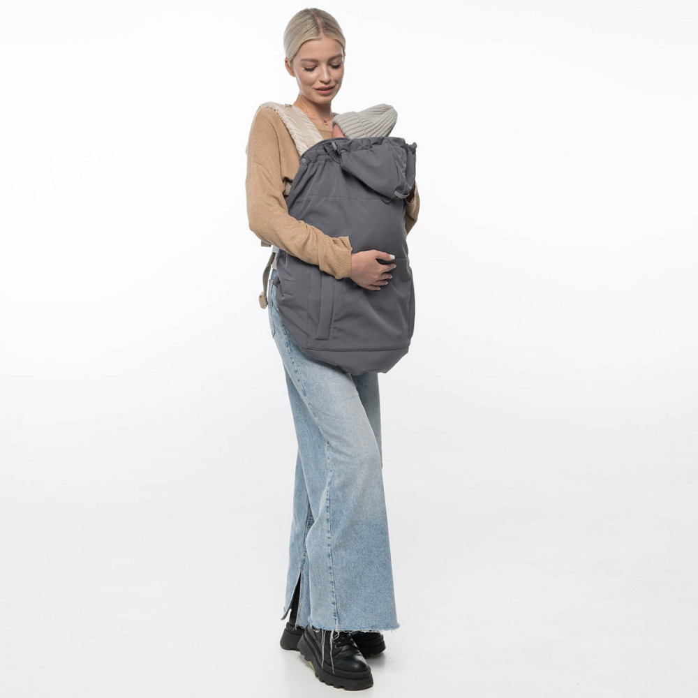 Мультисезонна слінгонакидка Softshell Сірий Київ - фото 2