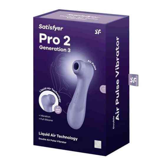 Кліторальний стимулятор - Satisfyer Pro 2 Generation 3 With Liquid Air Lilac Sex Aura Київ