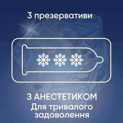 Презервативы Contex Long Love с анестетиком латексные с силикон. смазкой 3 шт. (5060040300107) Винница