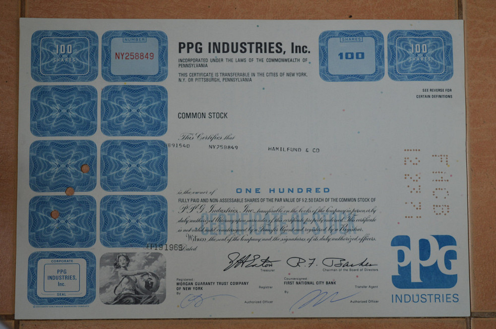 Акция. США. 1969 год №258849 (Г-1.20) Полтава - изображение 1