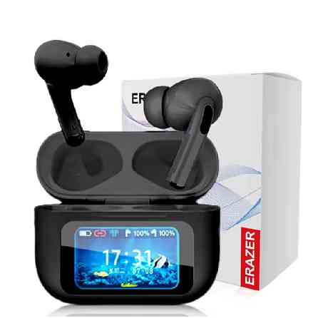 Навушники TWS ERAZER ANC Touch Screen Black Запоріжжя