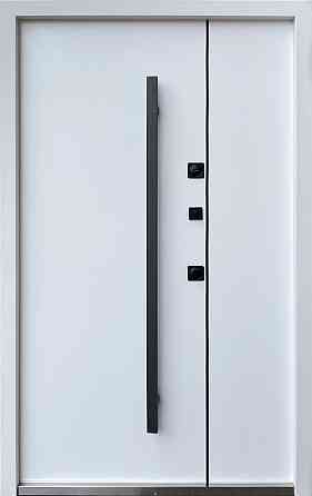 Двері вуличні серія СТРОНГ з ТЕРМОРОЗРИВОМ модель АЙРОН 1200 корич Київ