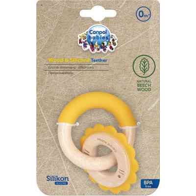 Прорезыватель Canpol babies деревянно-силиконовая Лев (80/300) Винница