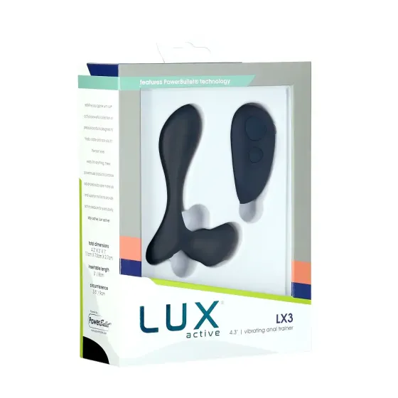 Вибромассажер простаты Lux Active LX3 Vibrating Anal Trainer, пульт ДУ Львов