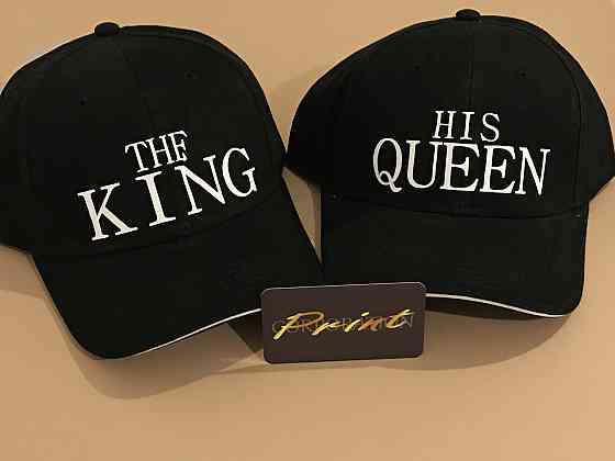 Парні кепки/бейсболки The King/His Queen Чернівці