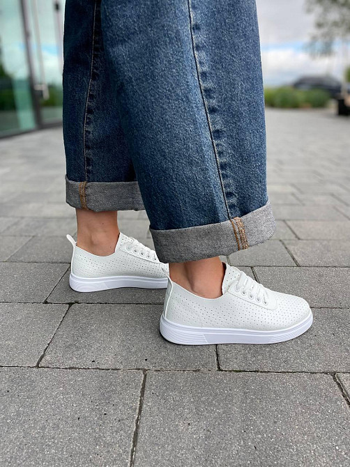 L.Fairy Мокасини жіночі L.Fairy -2 білі (весна-літо, еко-шкіра) (5858) 38 Коломия - фото 5