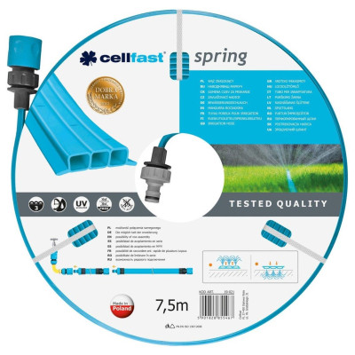 Поливочный шланг Cellfast SPRING, оросительный перфорированный, 7.5м (19-021) Винница - изображение 1