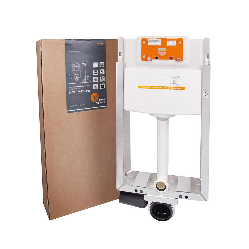 Змивний бачок прихованого монтажу для унітаза Qtap Nest QT0134M429 Київ - фото 9