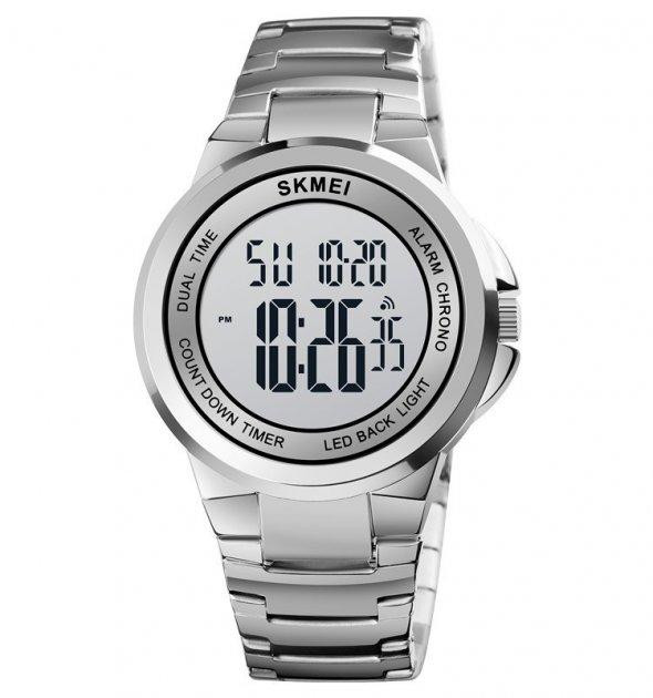 Чоловічий наручний годинник Skmei 1712 Сріблястий Вінниця - фото 1