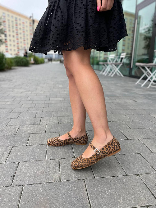Zemira Балетки жіночі ZEMIRA леопард натуральна замша 36р. (5511) Коломия - фото 1
