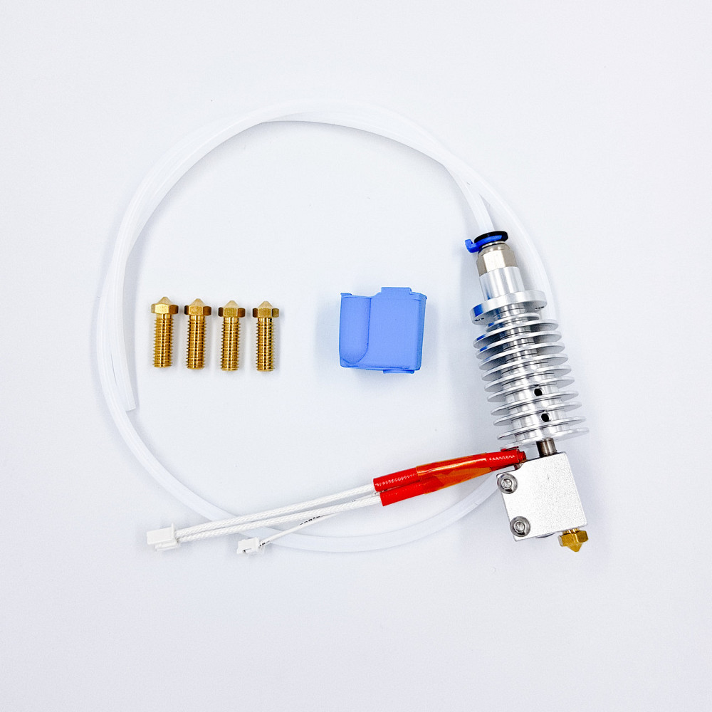 Хотенд KINGROON E3D V5-vyper  с радиатором для 3d принтера Anycubic Vyper плюс носок и 4 сопла Киев - изображение 10